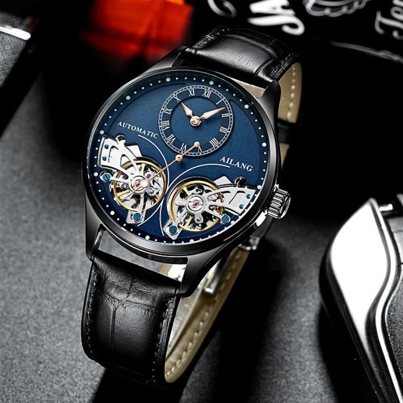 Orologio Meccanico Luminoso Double Tourbillon