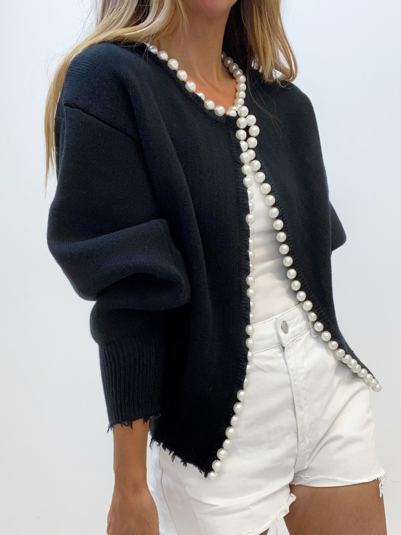 Olivia - Cardigan Chic con Perle