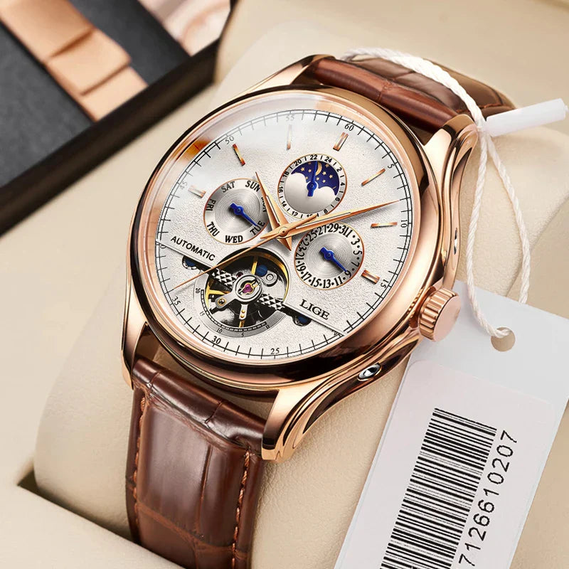 Orologio Automatico Meccanico Tourbillon