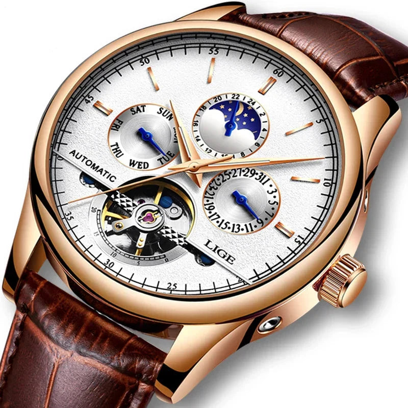 Orologio Automatico Meccanico Tourbillon