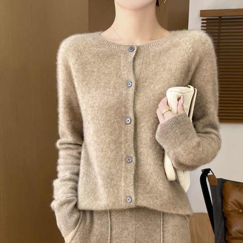 Aline - Cardigan Morbido in Cashmere