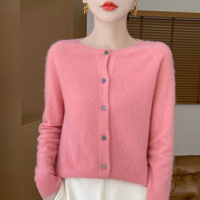 Aline - Cardigan Morbido in Cashmere