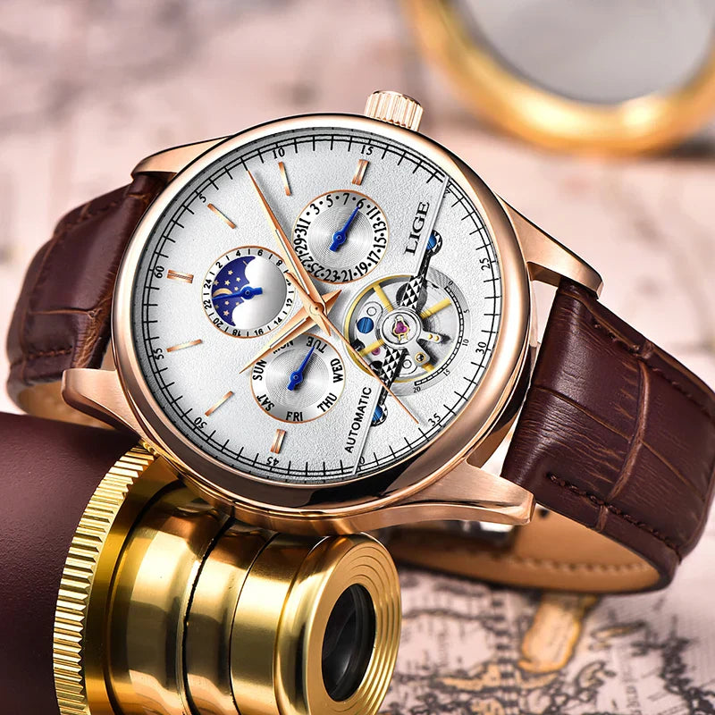 Orologio Automatico Meccanico Tourbillon