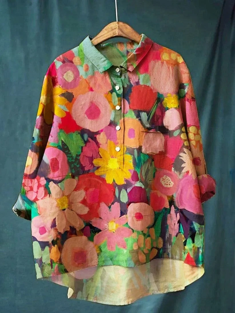 Fiorenza™ | CAMICIA AMPIA A FIORI