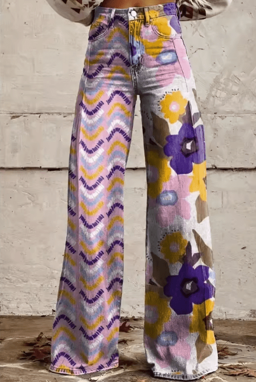 GIULIANA™ | PANTALONI BOHO VINTAGE