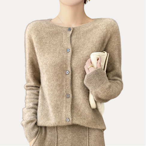 Aline - Cardigan Morbido in Cashmere