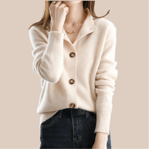 Anny - Cardigan in Maglia di Cashmere