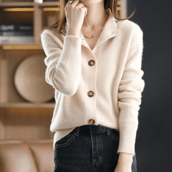 Anny - Cardigan in Maglia di Cashmere