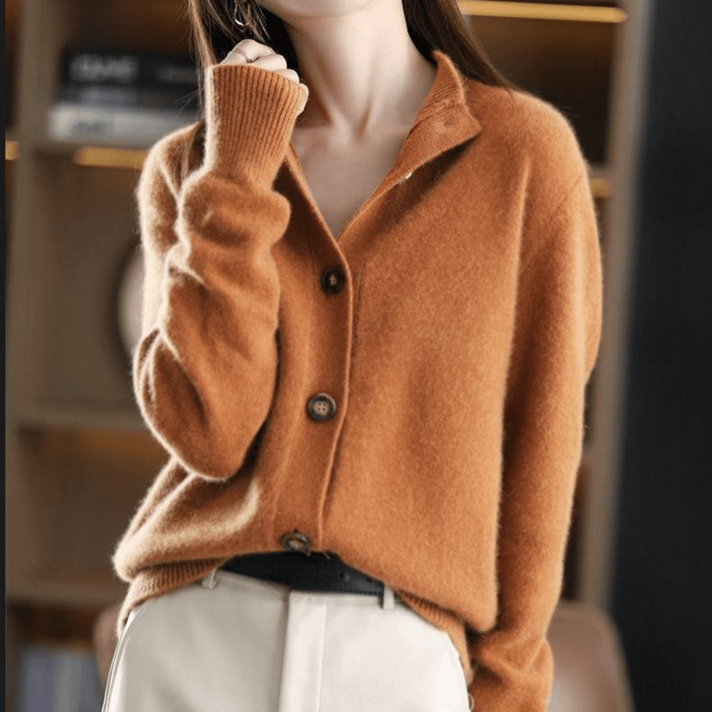 Anny - Cardigan in Maglia di Cashmere