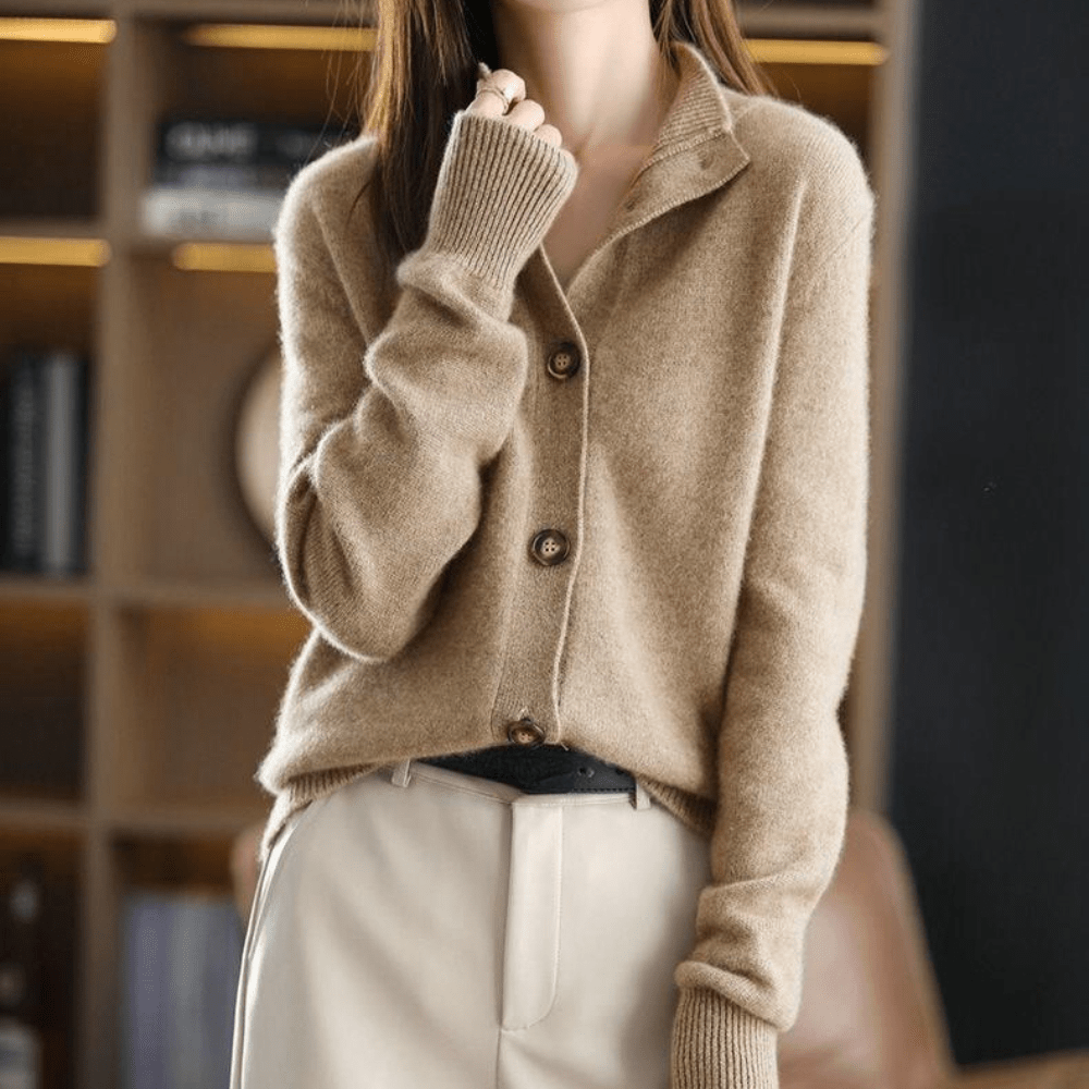 Anny - Cardigan in Maglia di Cashmere