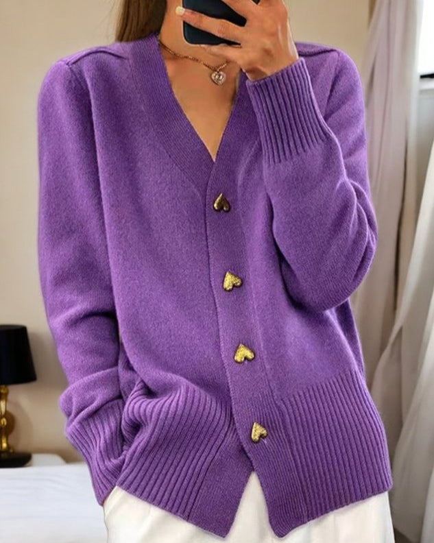 Alina - Cardigan Morbido in Maglia